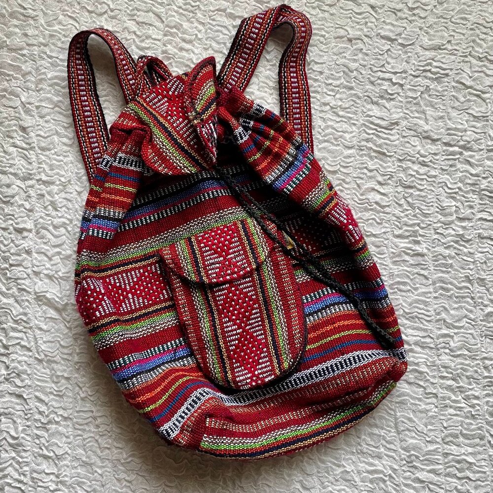 Pinzon Mexican Backpack Knit Hippie